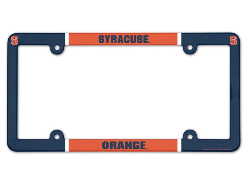 NCAA License Plate with Full Color Frame, Syracuse University